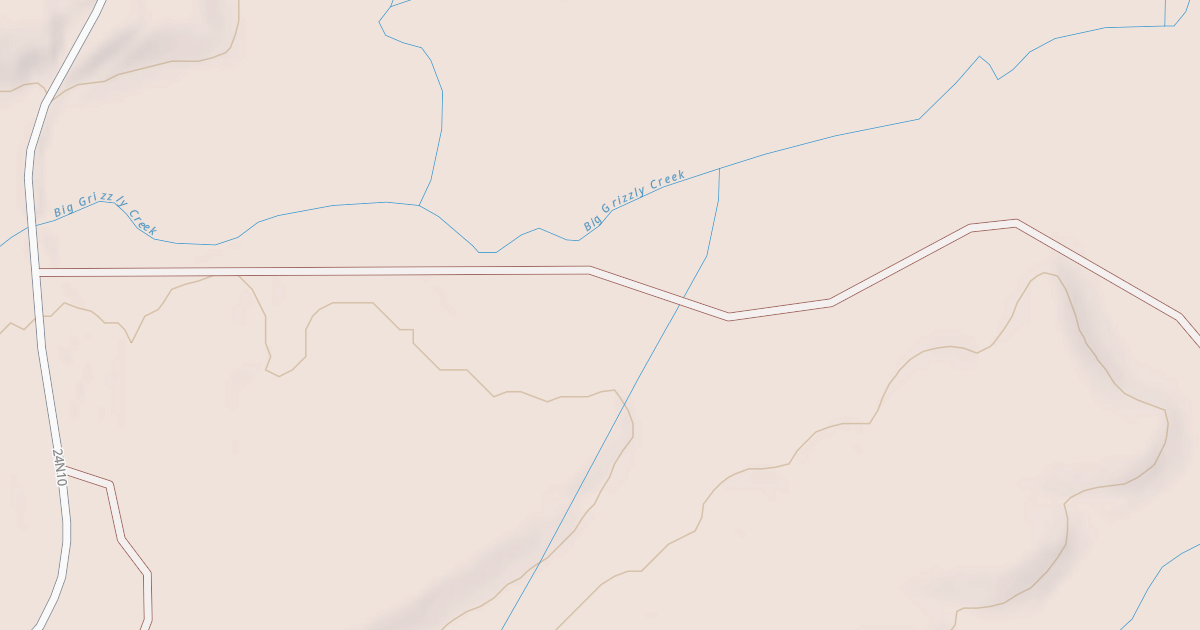 Map preview of BIG GRIZZLY CR.