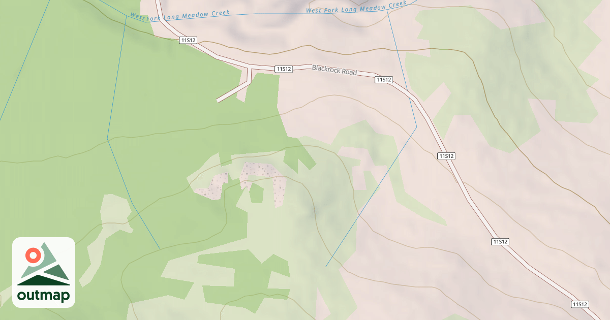 Map of BLACKROCK SPUR E