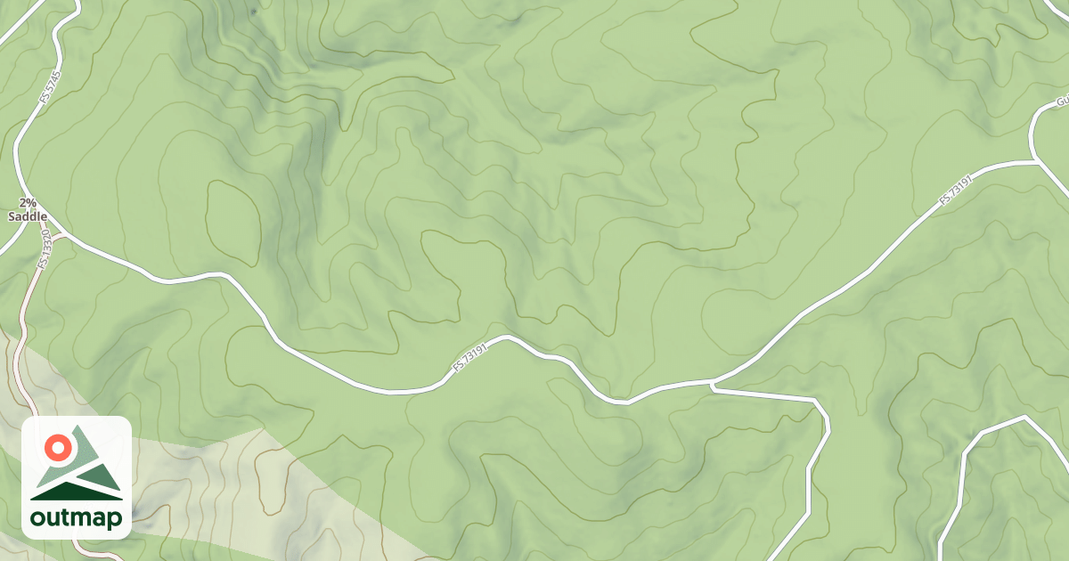 Map of (FDR) HEAD OF DORAN CREEK