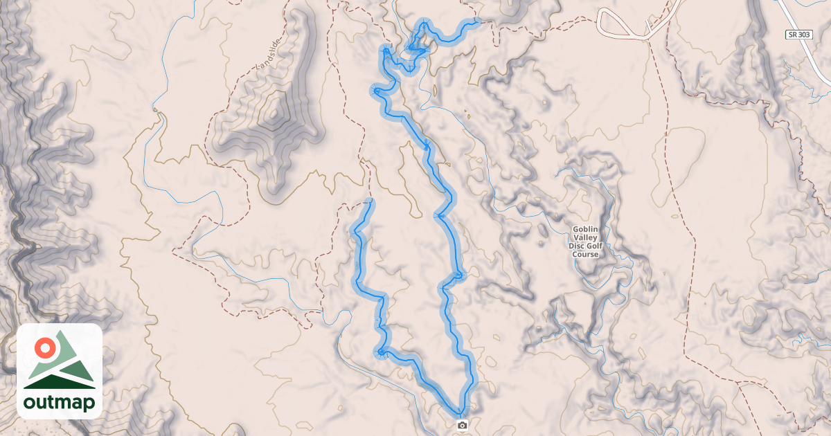 Map of Buffalo Head Trail