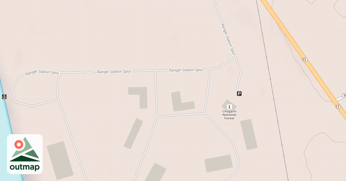 Map of KLWC SERVICE ENTRANCE RD