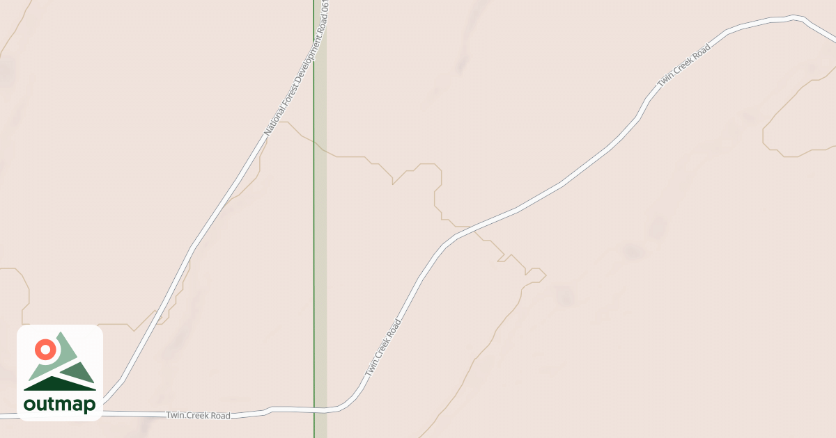 Map of TWIN CREEK