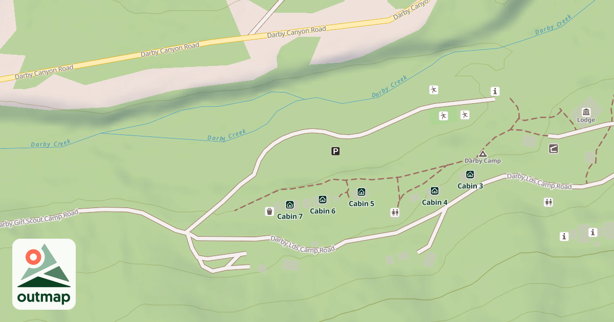 Map of DARBY GIRLS CAMP LOOP