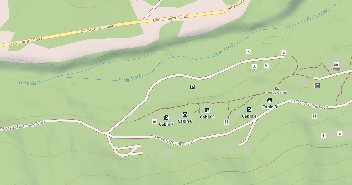Map preview of DARBY GIRLS CAMP LOOP