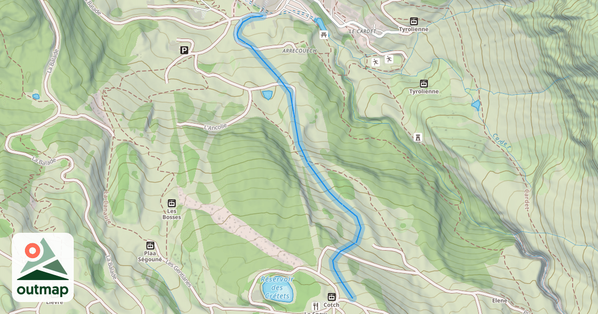 Map of La Glacière