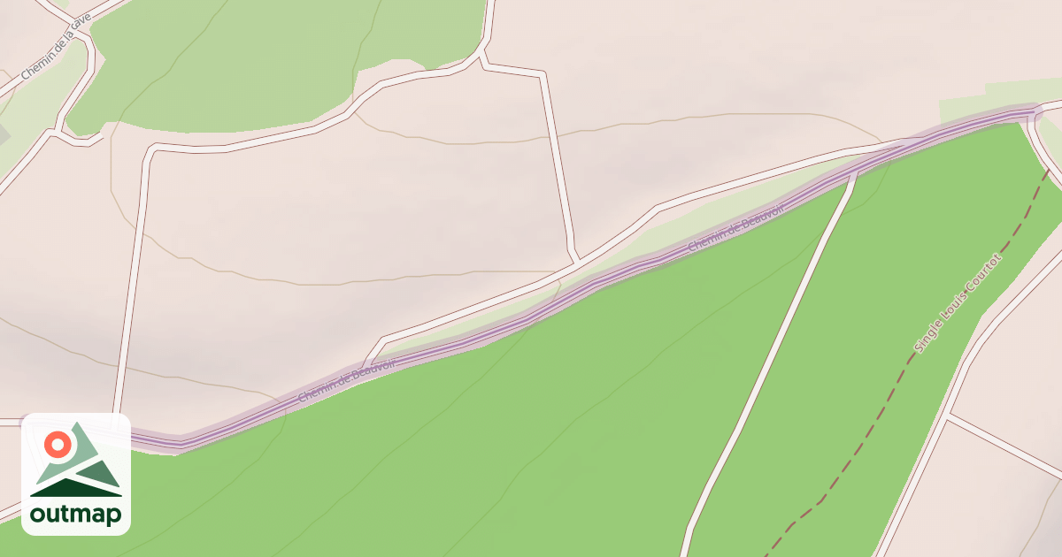 Map of Chemin de Beauvoir