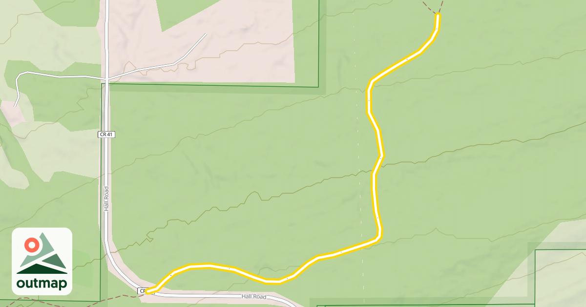 Map of North Shore Mountains Ski Trail