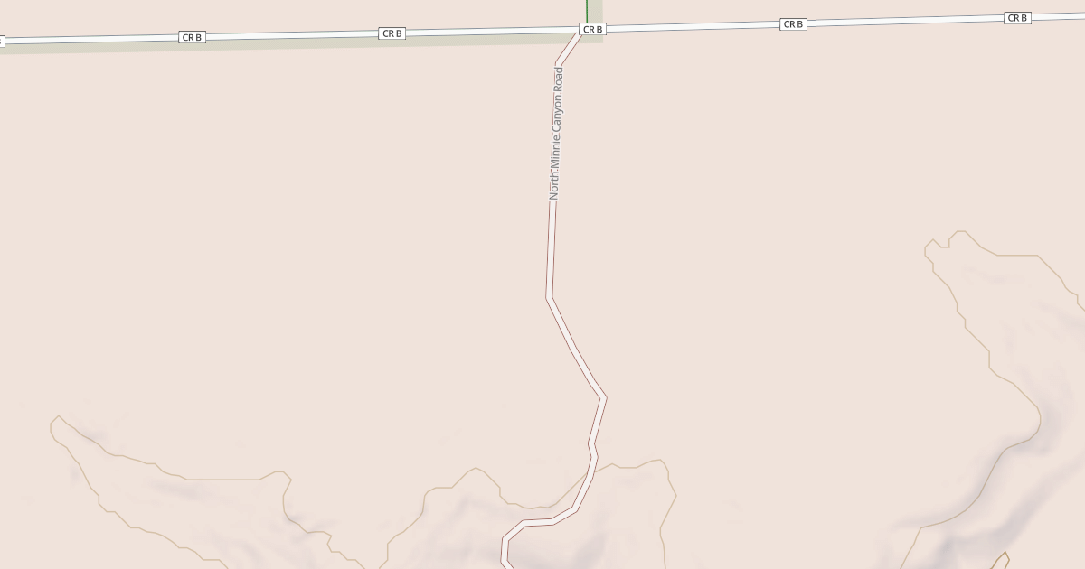 Map preview of NORTH MINNIE CANYON