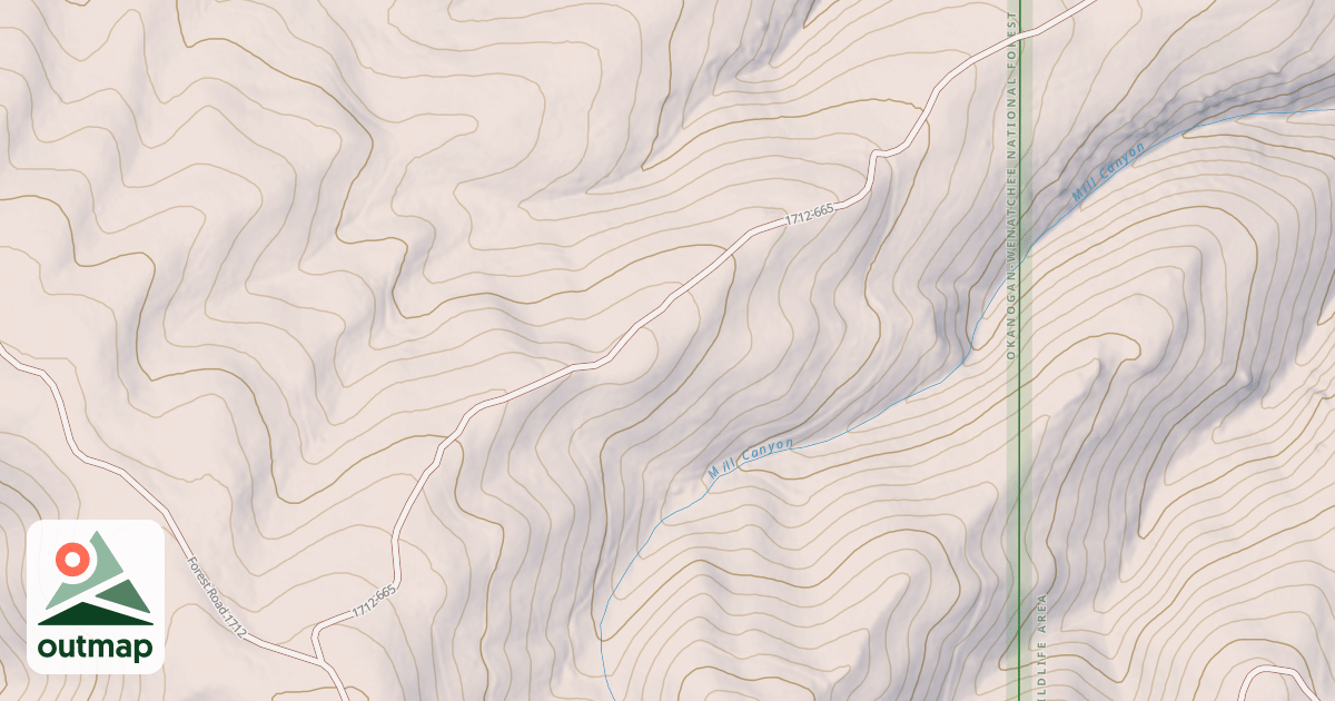 Map of USFS National Forest System Roads {D016B50A-B50B-4358-A246-C174A0D6C6ED}