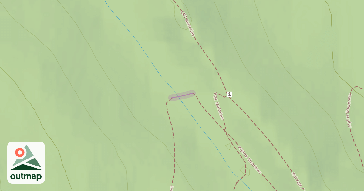 Map of Alpine Meadows