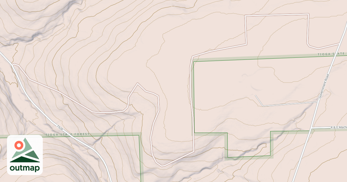 Map of Armenia Mountain Snowmobile Trails