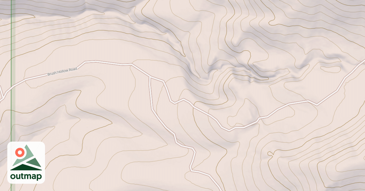 Map of BRUSH HOLLOW