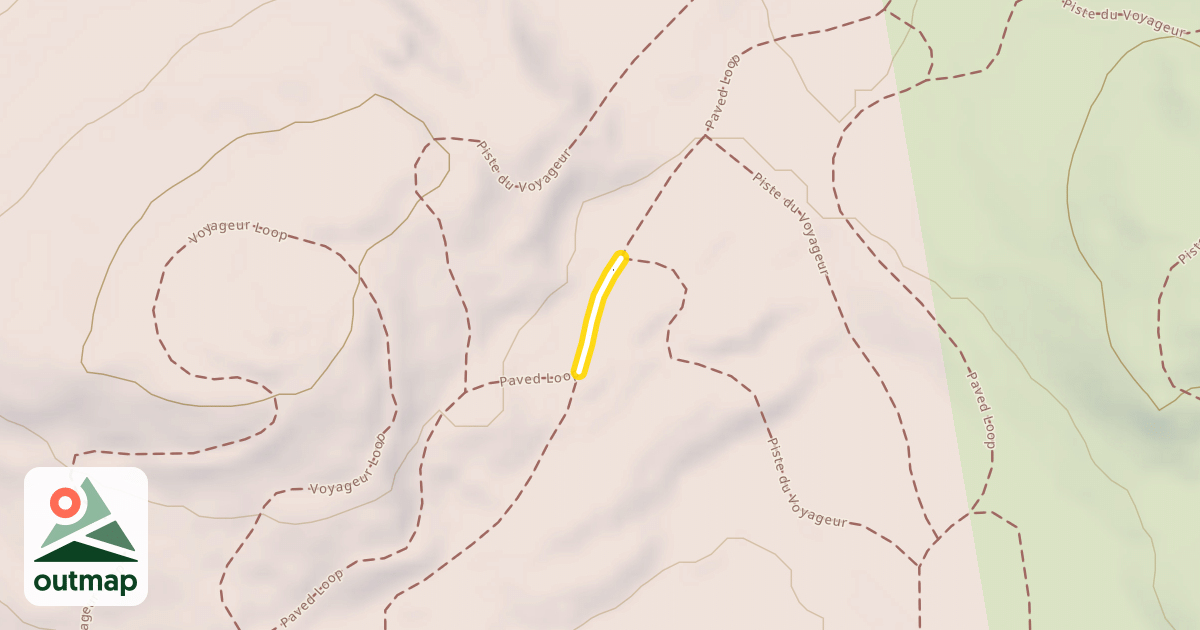 Map of Paved Loop