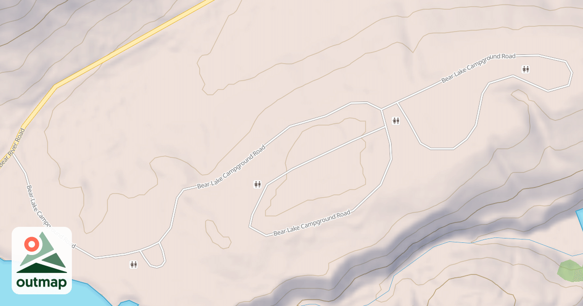Map of BEAR LAKE CG