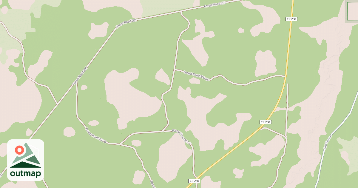 Map of USFS National Forest System Roads {92979BE8-AC7C-4258-886A-C383B9645E7B}
