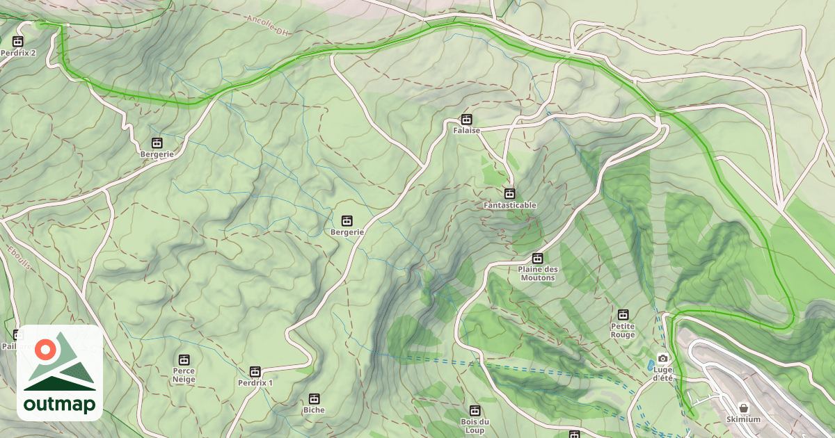 Map of Chemin de Ronde