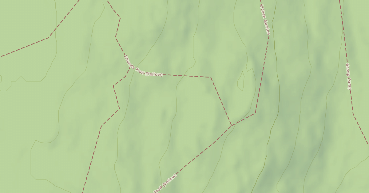 Map preview of Friends' Trail (Yellow)