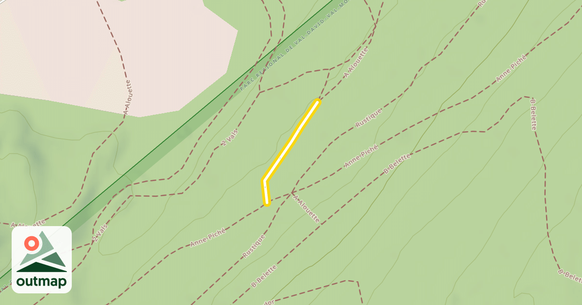 Map of A Alouette