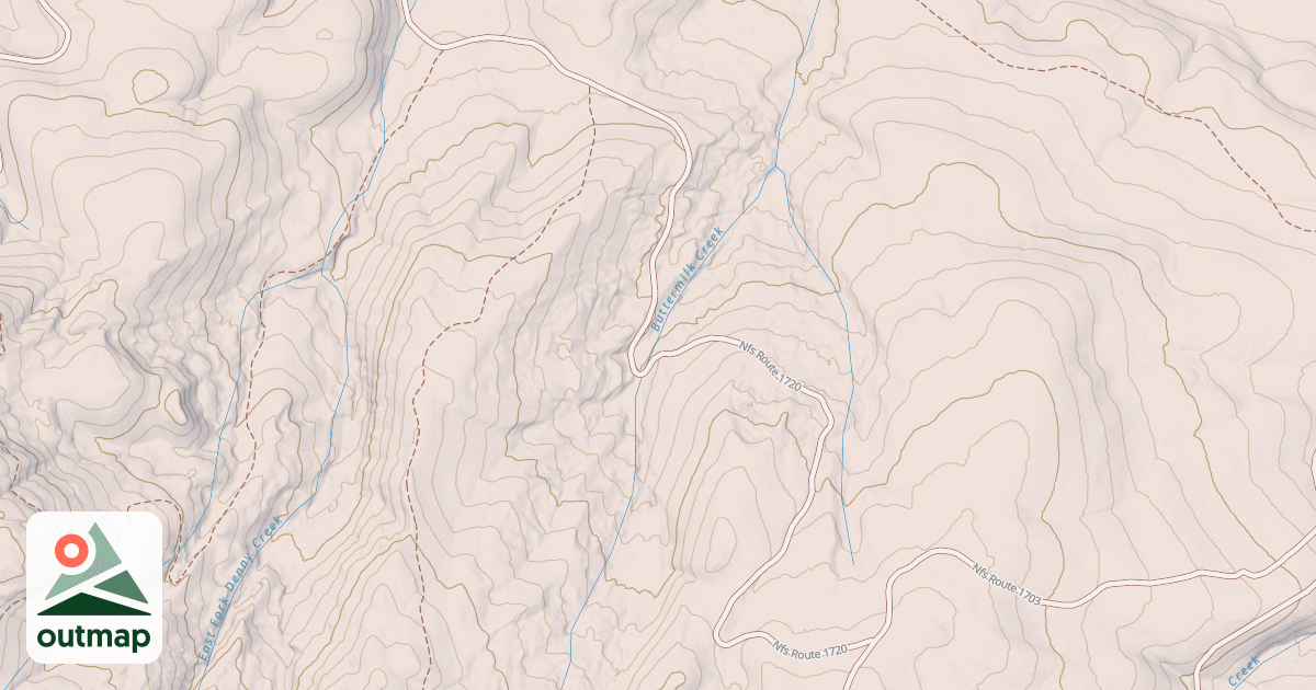 Map of Buttermilk Creek