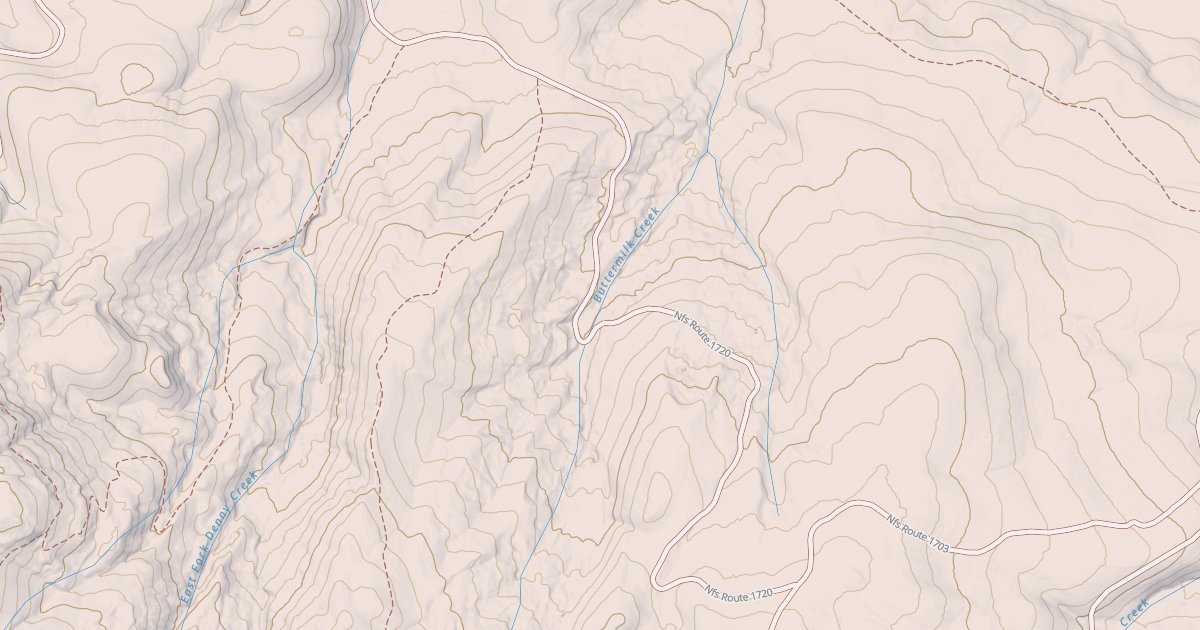 Map preview of Buttermilk Creek