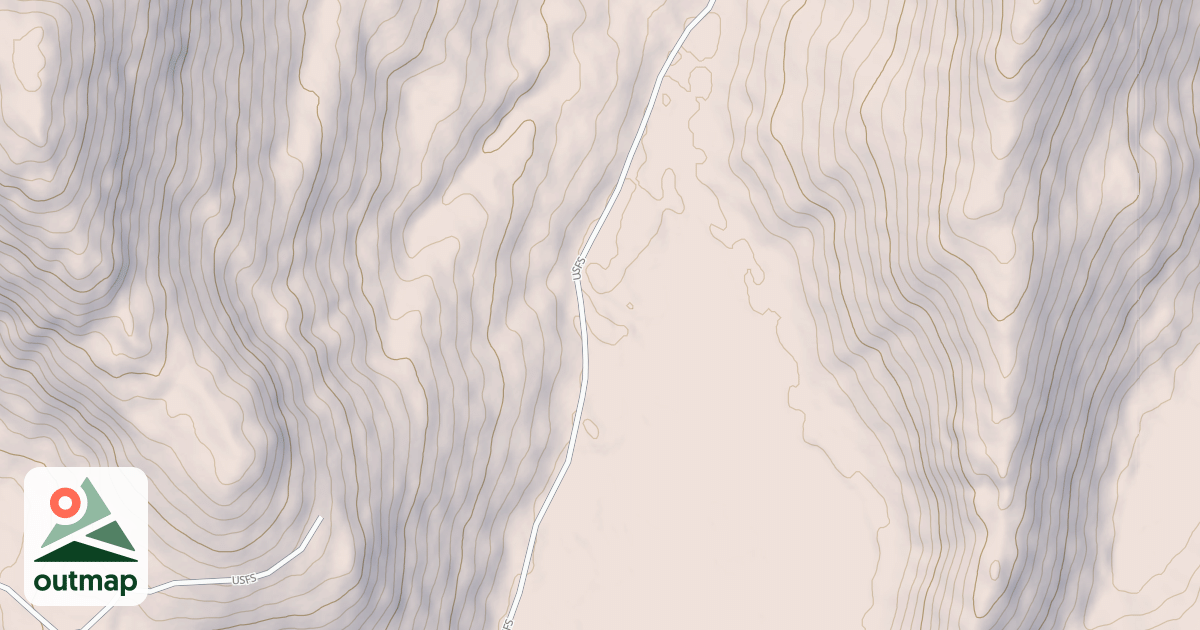 Map of Twin Lakes Road