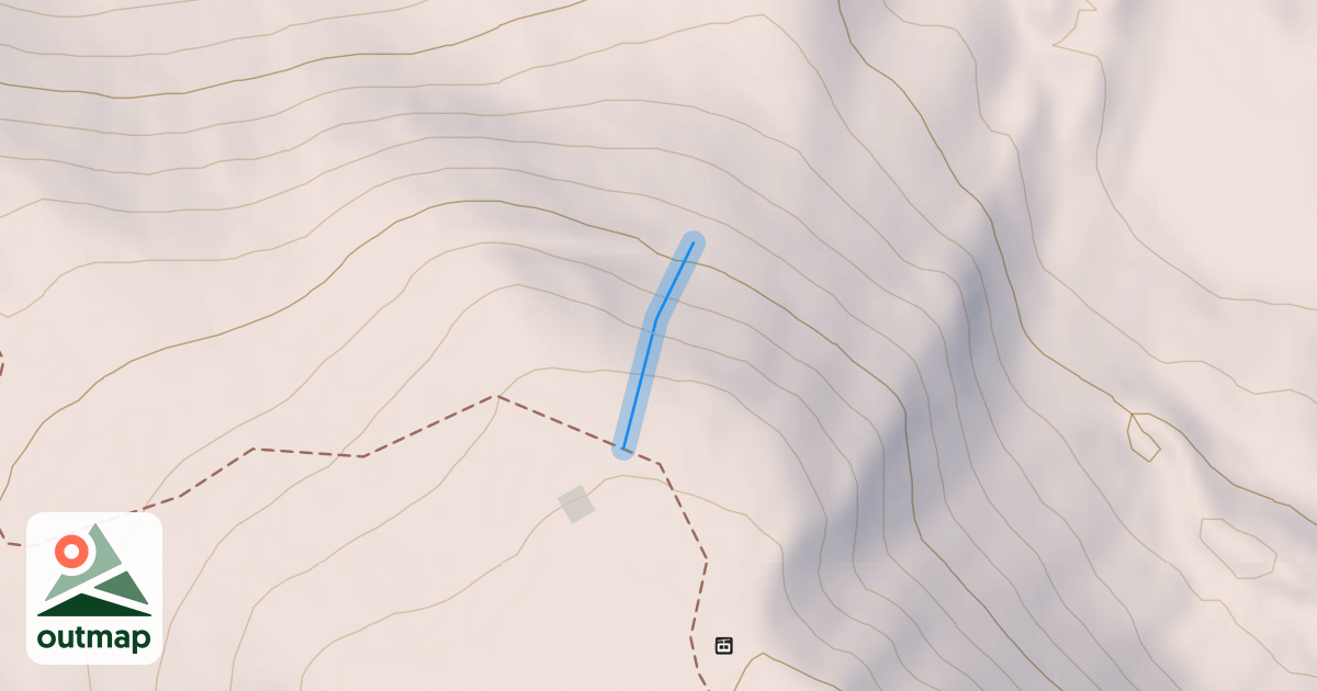 Map of Magnolia Headwall