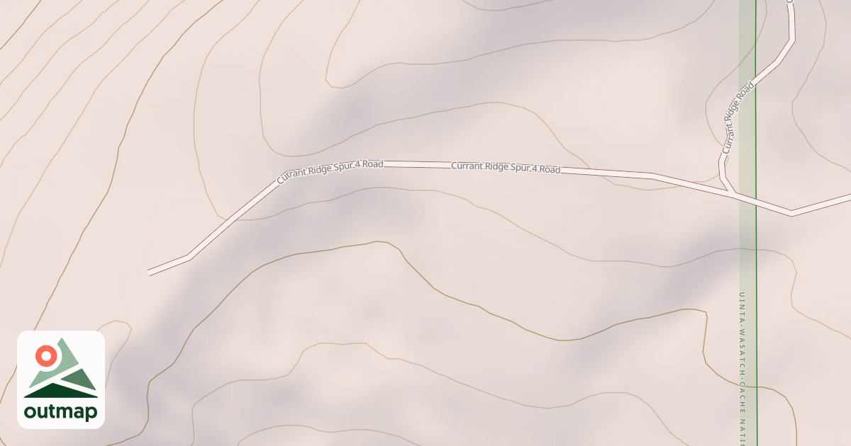 Map of CURRANT RIDGE SPUR 4