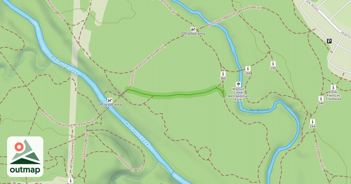 Map of Tangle Wild Trail