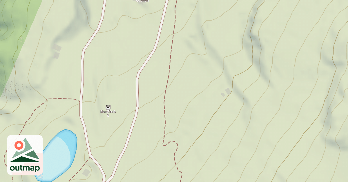 Map of Snowpark Montfrais