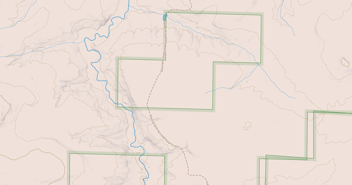 Map preview of David Dill-Arrowhead State Trail