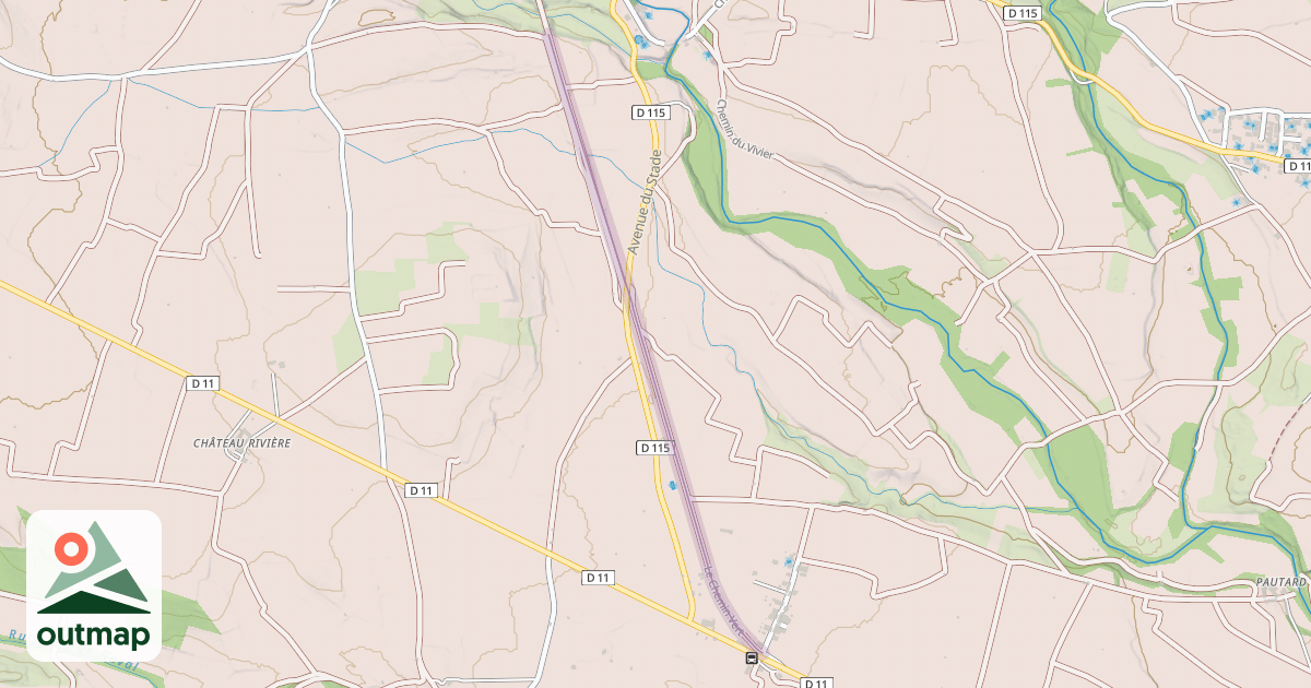 Map of Le Chemin Vert