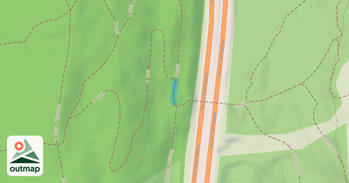 Map of G and P Trail