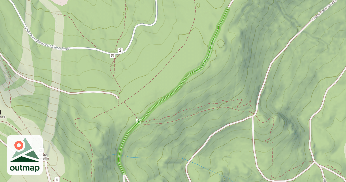 Map of Chemin de Neuve Chaume