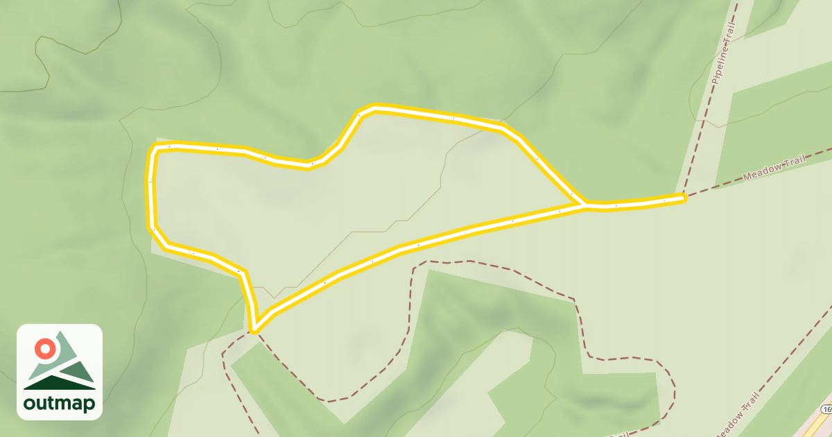 Map of Meadow Trail