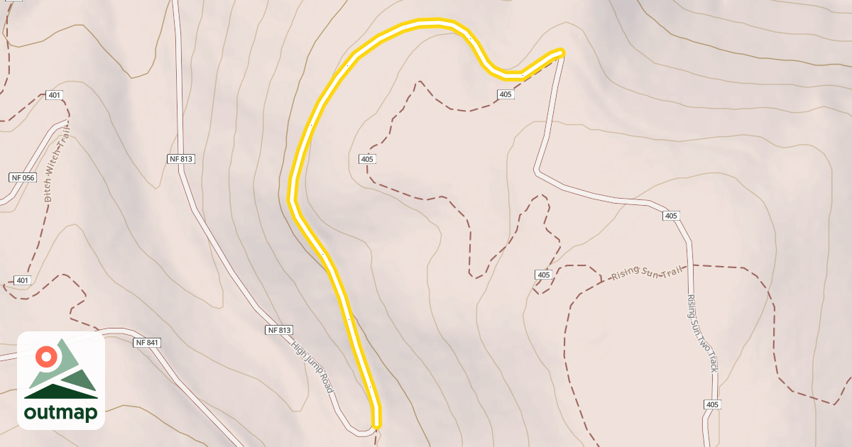 Map of High Jump Road
