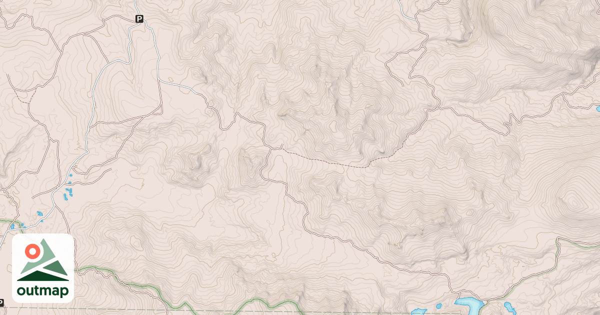 Map of MOON LAKE