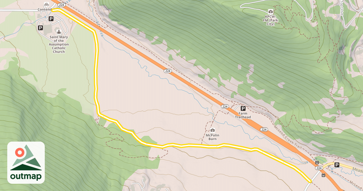 Map of Farm Trail