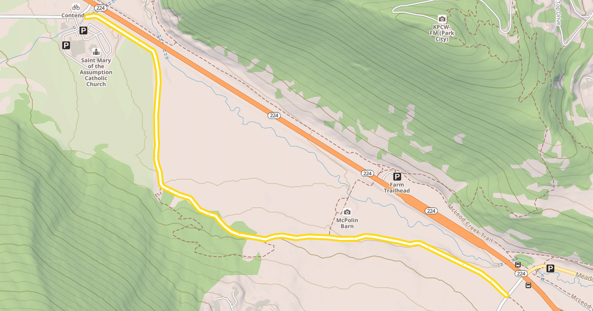 Map preview of Farm Trail