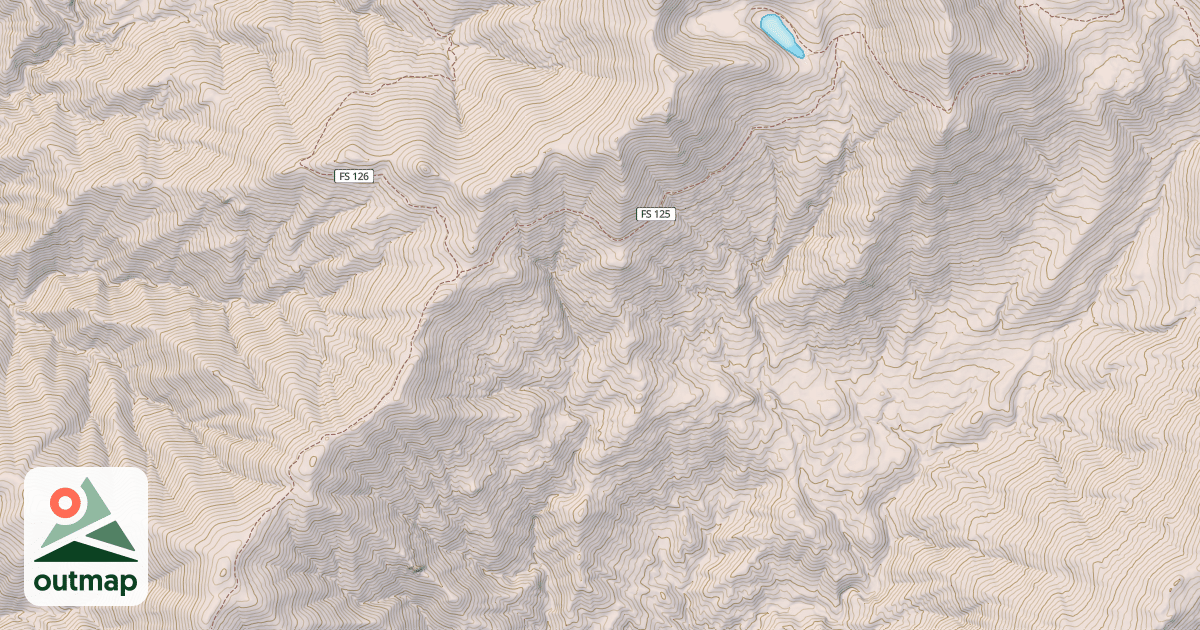 Map of Lava Mountain