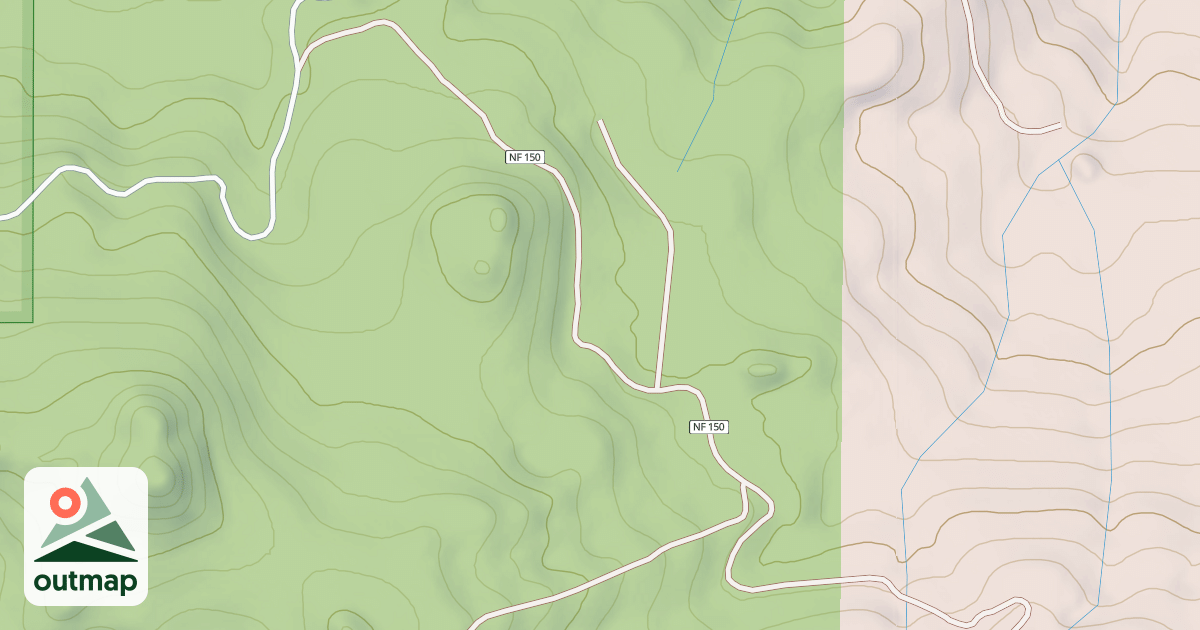 Map of USFS Motor Vehicle Use Map Roads {5B229BEB-C487-4123-96CB-C4EF4B13A816}