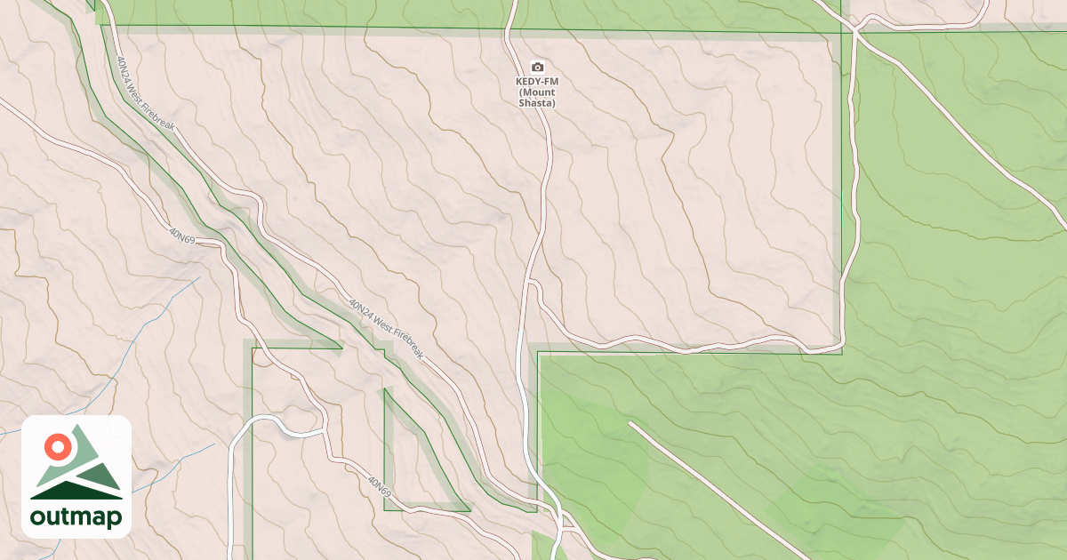 Map of BEAR SPRINGS