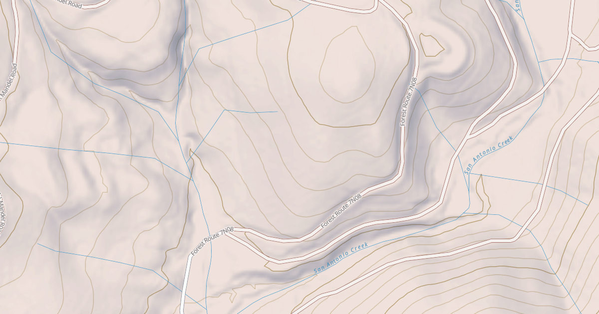 Map preview of USFS Motor Vehicle Use Map Roads {B01D8AF2-36CA-4D1A-83E0-E309719916C7}