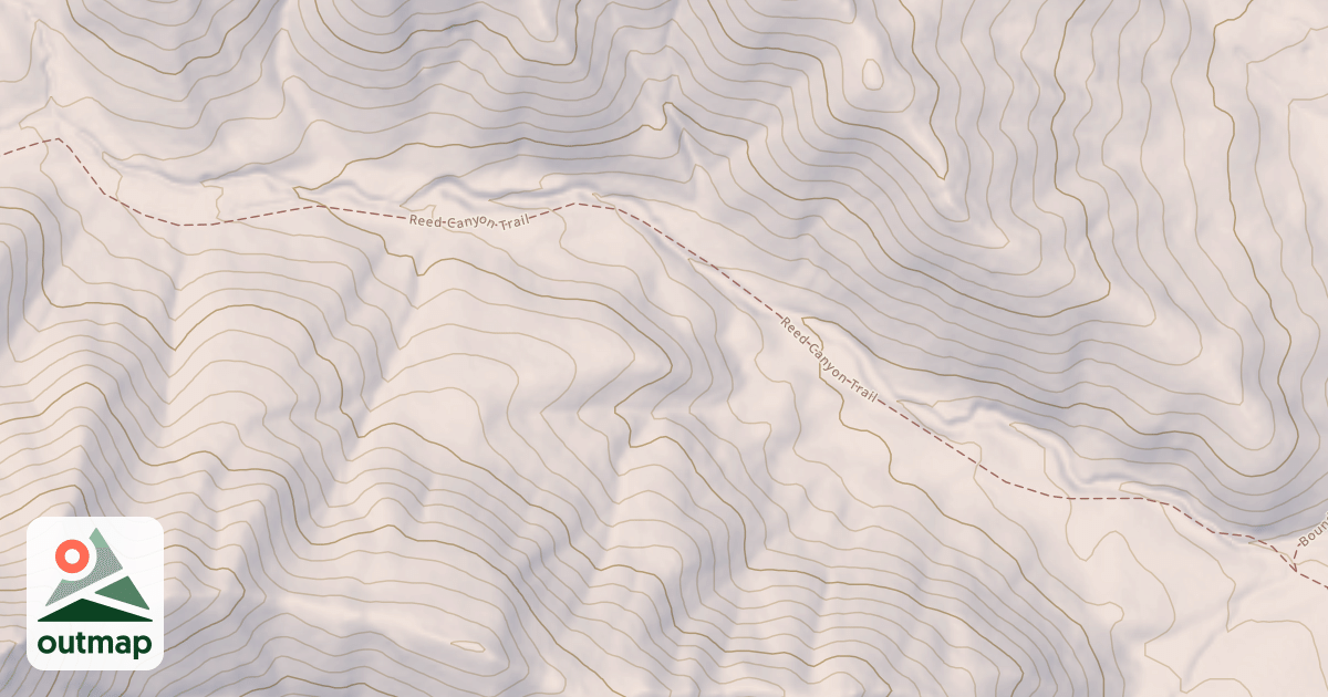 Map of Reed Canyon Trail