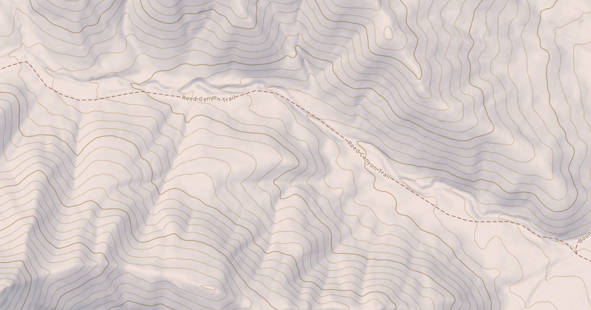 Map preview of Reed Canyon Trail