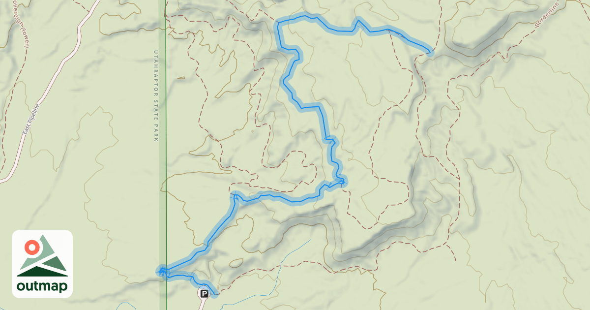 Map of Dunestone Trail