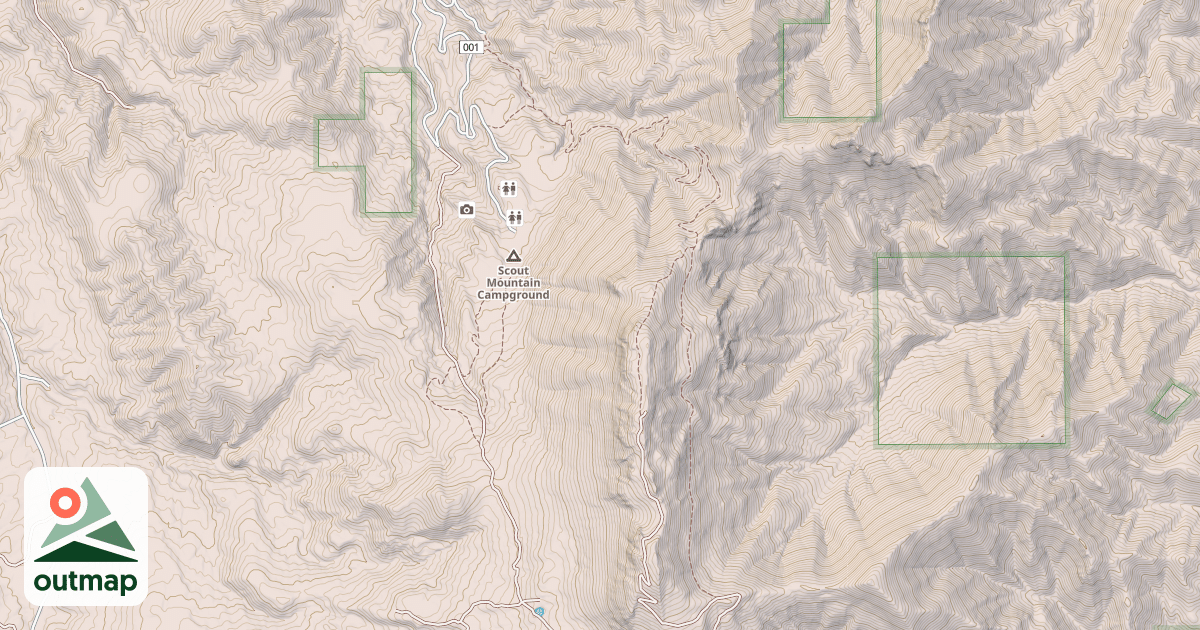 Map of CRESTLINE TRAIL