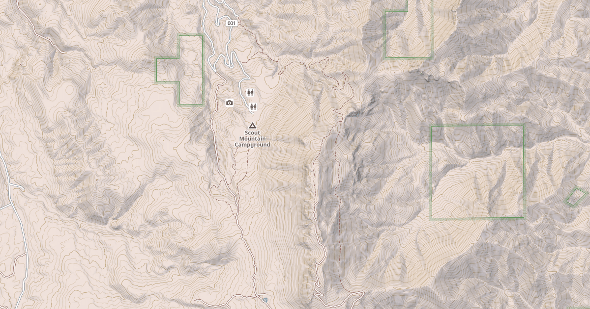 Map preview of CRESTLINE TRAIL