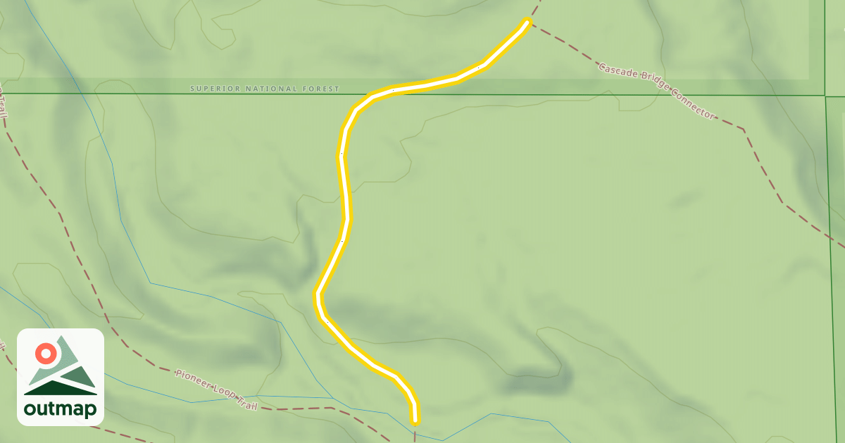 Map of Pioneer Loop Trail