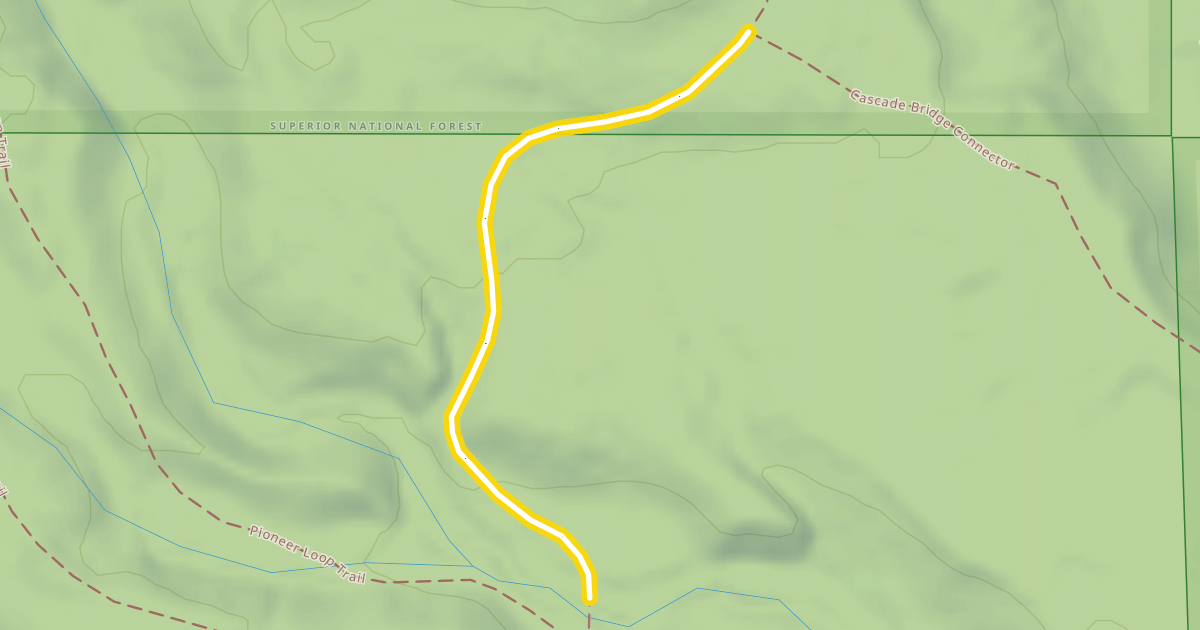 Map preview of Pioneer Loop Trail