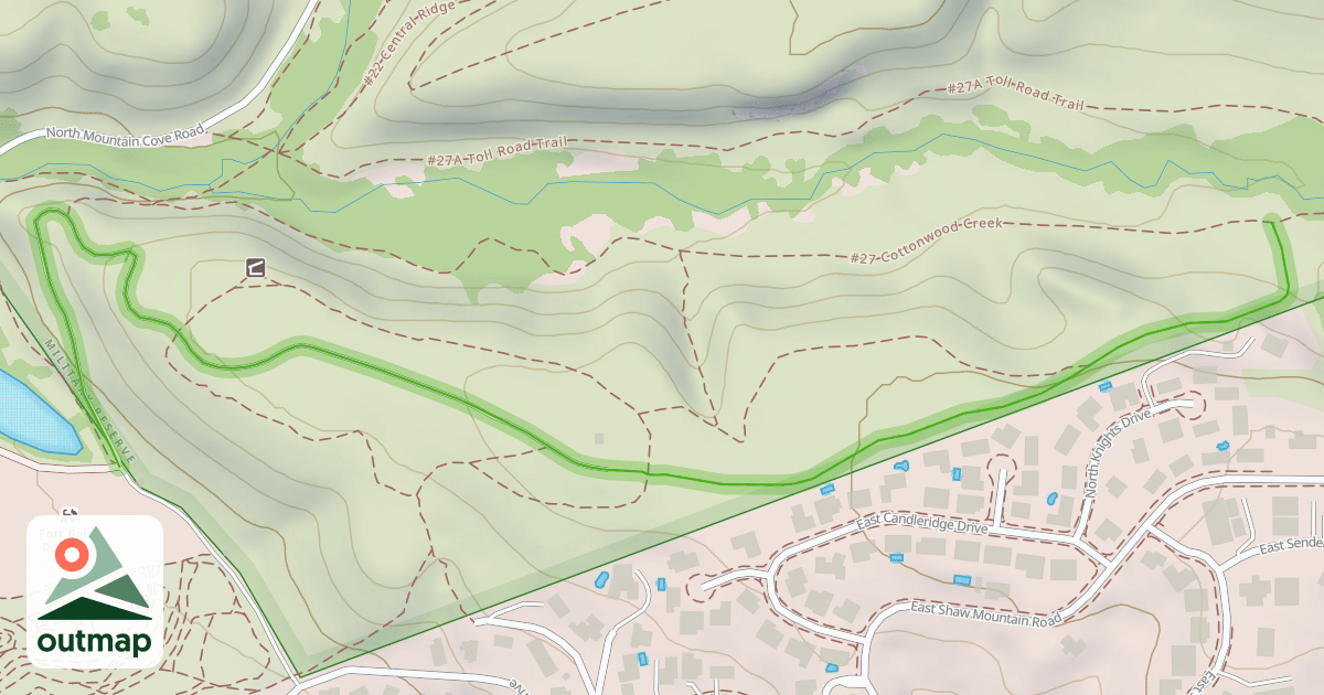 Map of #25 Eagle Ridge